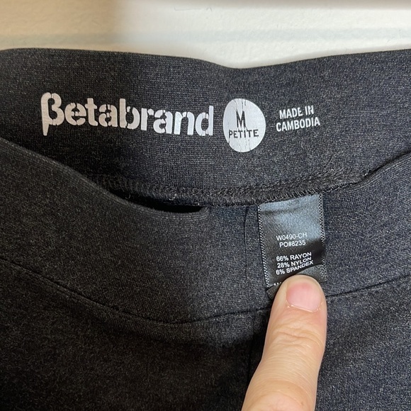 Betabrand Straight Leg Leggings - Picture 3 of 5